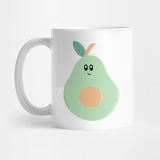 Cute Chubby Kawaii Avocado Art Mug